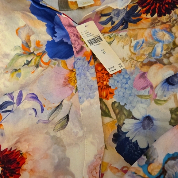 Anthropologie Maeve NWTs Floral High-Low Shirt Dress - Picture 11 of 11